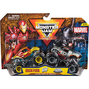 Monster Jam & Marvel legetøjsbiler 2-pak - flere varianter - assorteret