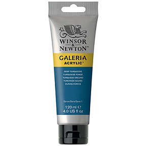 Galeria akrylmaling 120 ml - Deep Turquoise