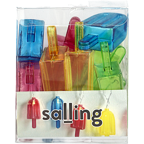 Lyskæde med LED-lys - flere varianter - assorteret