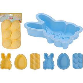 Påske kageform i silikone – flere varianter - assorteret