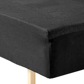 MAISON jersey stræklagen 90x200x45 cm - sort