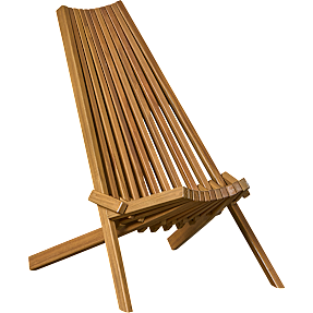 Kløverly foldbar loungestol - akacie