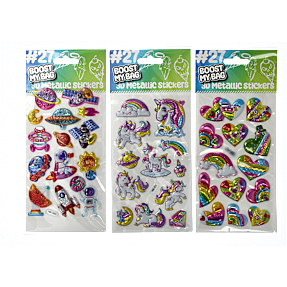 Danpen 3D klistermærker – flere varianter - assorteret