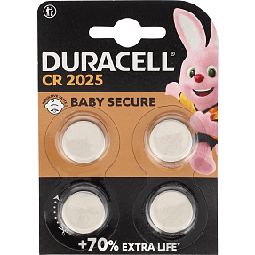 Duracell knapcelle CR 2025 batterier 4-pak