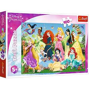 Disney Charming Princesses puslespil - 100 brikker