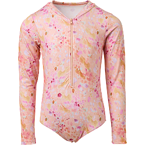 VRS børne UV50 badedragt str. 122/128 - koral