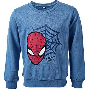 Spider-Man sweatbluse str. 122/128 - blå