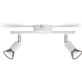 Limbali 2 spotskinne - hvid