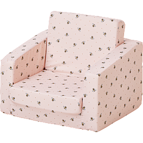 Børnefoldestol med bi motiver - rosa