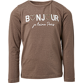 VRS børne bluse str. 134/140 - beige