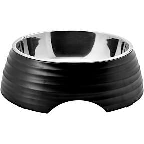 Hundeskål 0,7 liter - sort