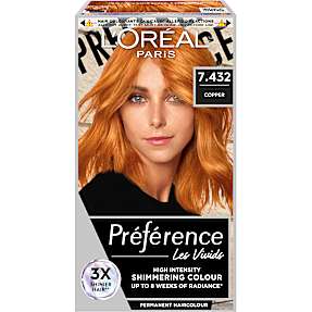 Permanent hårfarve 7.432 Copper C29