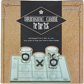 Kryds og bolle med 9 glas