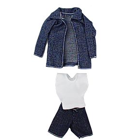 Fantasy World normalt dukke-tøjsæt - flere varianter - assorteret