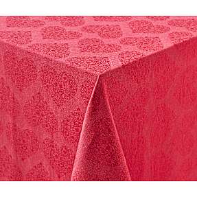 Salling damaskdug - rød hjerte