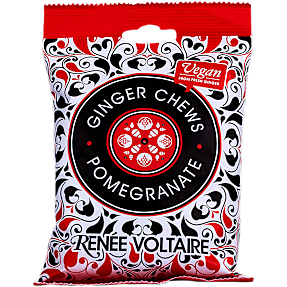 Chew stykker m. ingefær- og granatæblesmag