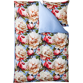 MAISON Lux sengetøj 140x220 cm - ranunkel blå