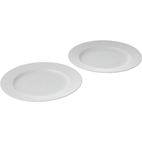 Lyngby tallerken (27cm) - hvid