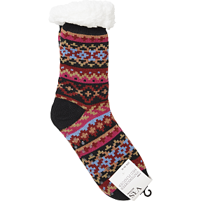 VRS dame kæmpehygge strømpe str. 39/41 - printet