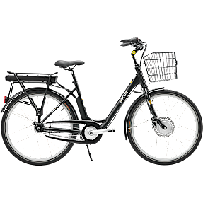 SCO Premium E-Fresh dame elcykel 26" 13AH - sort