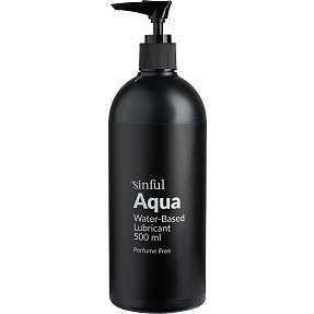 Sinful vandbaseret glidecreme 500 ml