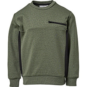 VRS børne sweatbluse str. 98/104 - oliven