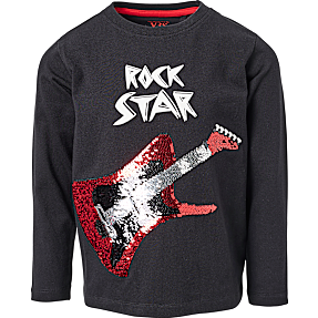 VRS børne bluse str. 110/116 - sort