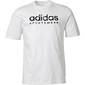 Adidas herre T-shirt str. S - hvid