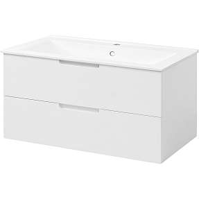Nortiq Samos badmøbel med vask - mat hvid