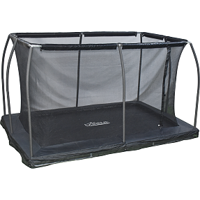 Extreme inground firkantet havetrampolin 366x244 cm