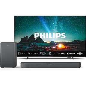 Philips 50" TV 50PUS7609 + TAB5309 Soundbar