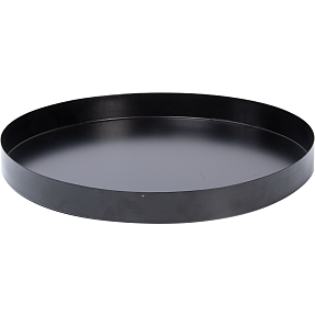 Vandspejl rundt - sort