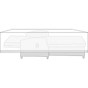 Swindon overtræk til solvogn - Flint grå