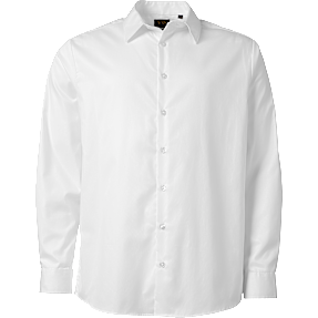 VRS herre regular fit skjorte str. M - hvid