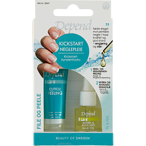 Neglepeeling og negleolie m. myrra og avocado