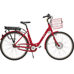 SCO Premium E-Fresh dame elcykel 7 gear 28" 11,6AH 2025 - rød