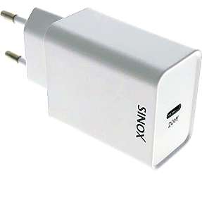 Sinox iMedia USB C lader 20W - hvid