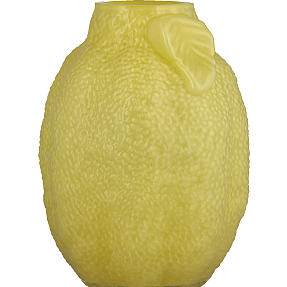 Citron glasvase H: 16,5 cm - gul
