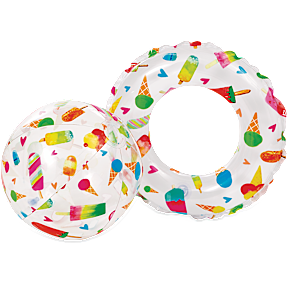 Badebassin med tilbehør 114 liter