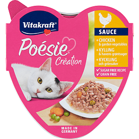 Vådfoder m. kylling og grøntsager