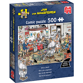 Hvem er den næste? Puslespil 500 brikker