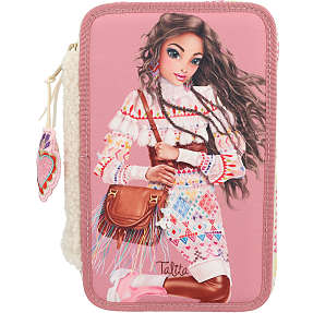 TOPModel Cosy trippel penalhus med indhold - Talita