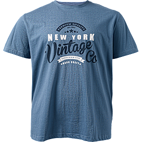 VRS herre T-shirt str. 5XL - blå