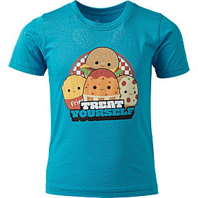 Squishmallows T-shirt str. 134/140 - blå