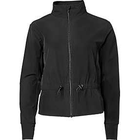 VRS dame peplum sportsjakke str. M - sort