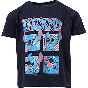 Stitch T-shirt str. 158/164 - blå