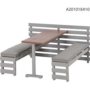 Lagos havespisebordssæt - 142cm x 128cm