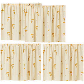 Hoppekids Ole Lukøje forhæng til halvhøj- og køjeseng - Gul