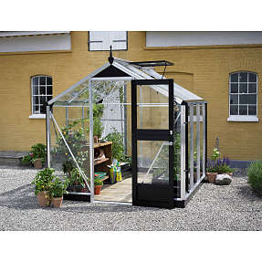 Juliana Compact drivhus - Aluminium