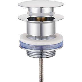 Nortiq push-up bundventil - krom